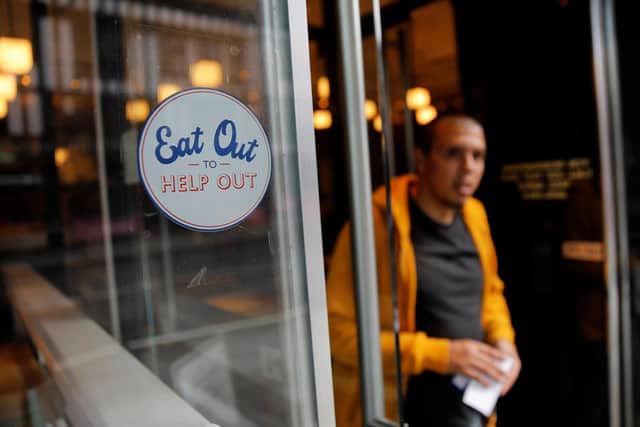 This is when the Eat Out to Help Out scheme will end. Picture: TOLGA AKMEN/AFP via Getty Images