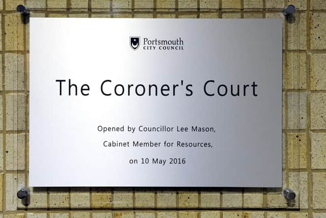 The Coroner's Court in Guildhall Square, Portsmouth 
Picture: Malcolm Wells (180405-3355)