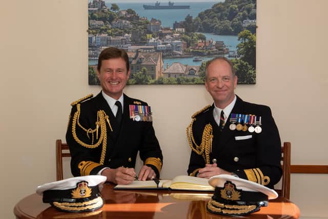 Vice Admiral Andrew Burns takes over the role of fleet commander from Vice Admiral Jerry Kyd