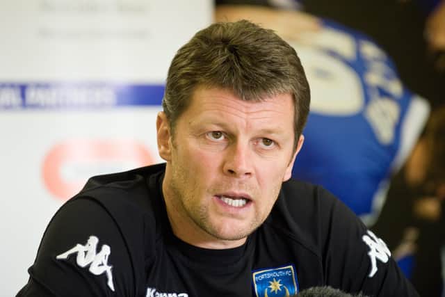 Steve Cotterill was given the testing task of overseeing Pompey following Premier League relegation. Picture: Robin Jones