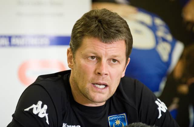 Steve Cotterill was given the testing task of overseeing Pompey following Premier League relegation. Picture: Robin Jones
