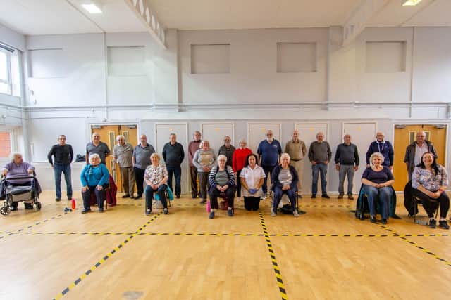 Pictured: Members of the British Lung Foundation group
Picture: Habibur Rahman