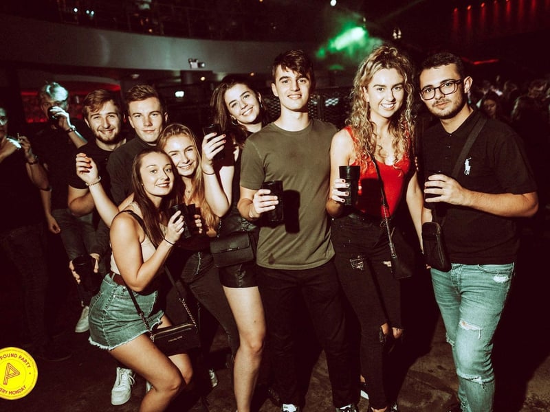 Clubbers at Face on the floor in Pryzm in 2019.