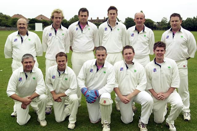 Bedhampton CC, 2004. Back (from left): Chris Thomas, John Beacham , Martyn Hovey, Gary Layman, Gary Phillips, Chris Grayson. Front: Gary Clark, Ben Silva, Chris Hovey, Dan Clark, John McCoy. Picture: Paul Jacobs.