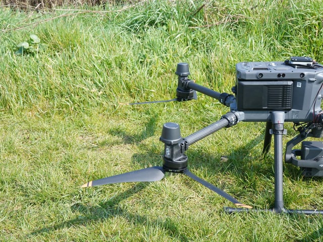 Drone ready for launch