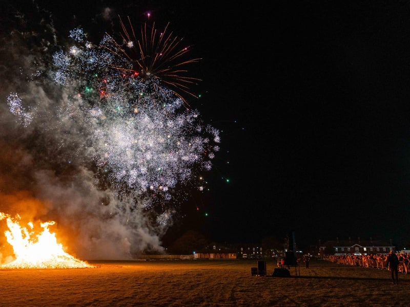 Fireworks & entertainment at
HMS Sultan