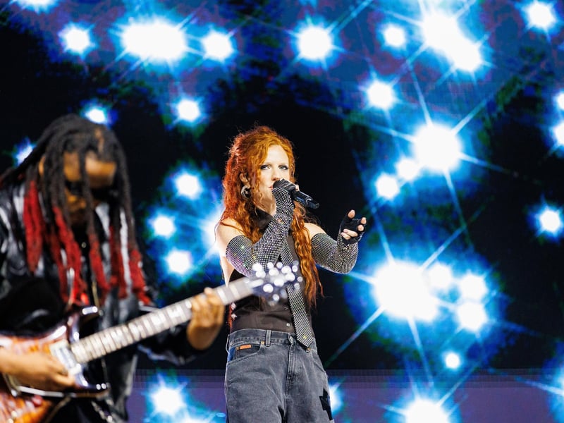 Jess Glynne at Castle Stage Pictured: Jess Glynne Picture:Marcin Jedrysiak