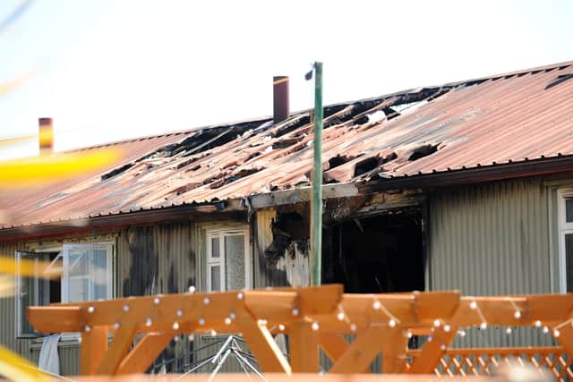 A fire took place at a property in Chedworth Crescent, Paulsgrove, on Saturday, August 6 in the evening. Picture: Sarah Standing (080822-4188)