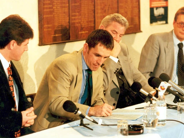 Impressed in a loan in 1995 but was hindered by injuries after £500,000 was shelled out bring the midfielder in on a permanent basis from West Ham.