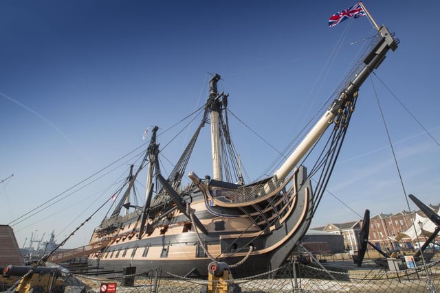 Scenes for the major 2018 ITV drama Vanity Fair, featuring Olivia Kate Cooke, featured HMS Victory in its filming. The ship was part of the scene where British troops were preparing to sail to Belgium before Waterloo and the adaptation was based on William Makepeace Thackeray’s 19th century novel.