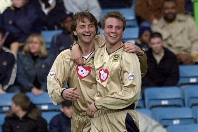 Another legendary gold kit kindly modelled by Tim Sherwood and Matt Taylor