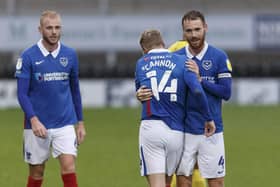 Jack Whatmough, Andy Cannon and Tom Naylor are all out of contract. Picture: Daniel Chesterton/phcimages.com