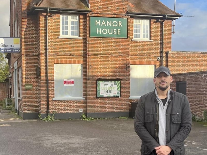 Cllr Gardner outside The Manor House pub in Drayton. The pub closed suddenly in November 2023 - with owner Greene King bringing forward the closure date amid anger from locals planning a protest. A community group is now involved in a battle to takeover the pub from Greene King.