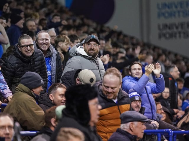 The Pompey fans' support will be crucial between now and the end of the season
