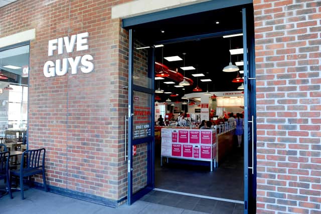 Five Guys has reopened in Gunwharf Quays, Portsmouth. Picture: Sarah Standing (180584-355)