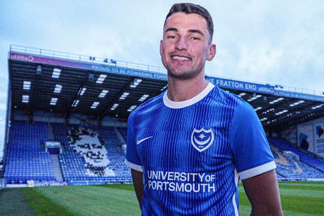 Former Lincoln man has become Pompey's 10th signing of the summer. Picture: Portsmouth FC