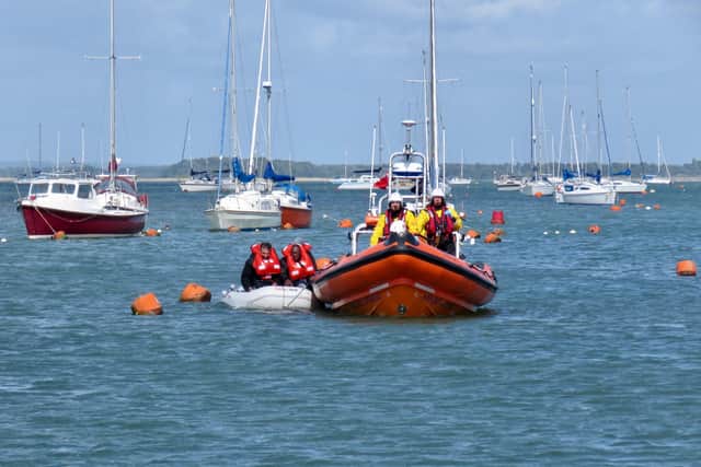 Three rescued from sea at West Wittering