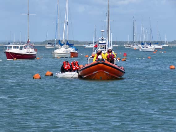 Three rescued from sea at West Wittering