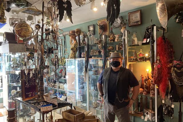 Tony Duke, owner of Head Case on Albert Road, Southsea