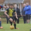 Callum Parker (right) in action for Infinity during a 3-0 Hampshire Premier League victory over Paulsgrove in November 2019 - one of 37 successive Senior Division games the club have remained unbeaten in. Picture: Ian Hargreaves