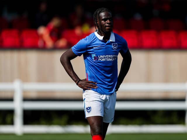 Jay Mingi was sent off for Maidenhead United last night. Picture: Rogan/JMP