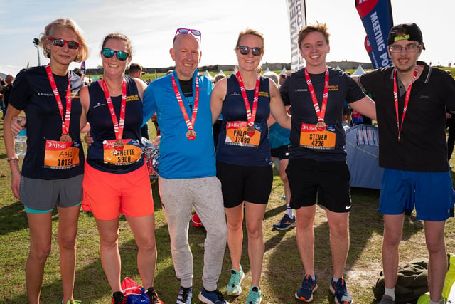 Pictured is: Waverley Harriers finishers

Picture: Keith Woodland (151021-827)