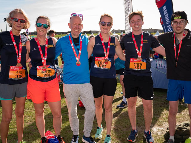 Pictured is: Waverley Harriers finishersPicture: Keith Woodland (151021-827)