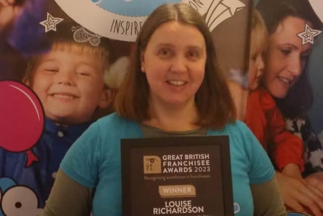 Louise Richardson has won a Great British Franchisee Award despite juggling life with her autistic son and Chronic Fatigue Syndrome.