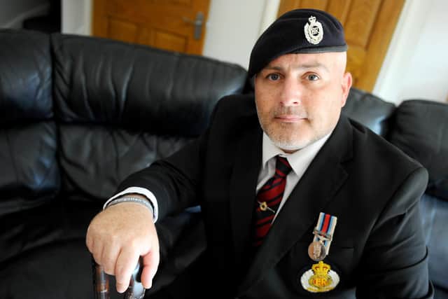 Gary Weaving, 39, from Waterlooville, CEO and founder of Forgotten Veterans UK Picture: Sarah Standing (180549-8889)