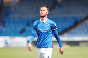 Skipper Tom Naylor is among those Pompey players asked to take a pay reduction to remain at Fratton Park. Picture: Joe Pepler
