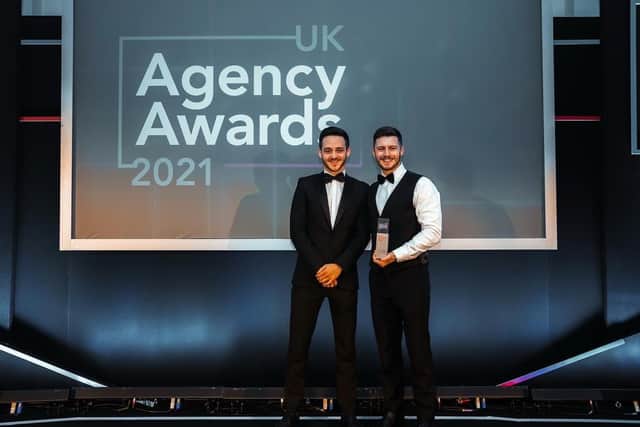 Reece Matthews (left) Carl Hewitt (right) of Hewitt Matthews, a digital marketing firm based at Lakeside, North Harbour, Portsmouth. The company started in 2016 as DigitalDinos.