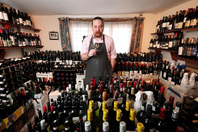 Dominic Lockyer is the manager of Fareham Wine Cellar, High Street, Fareham
Picture: Chris Moorhouse   (jpns 201021-16)