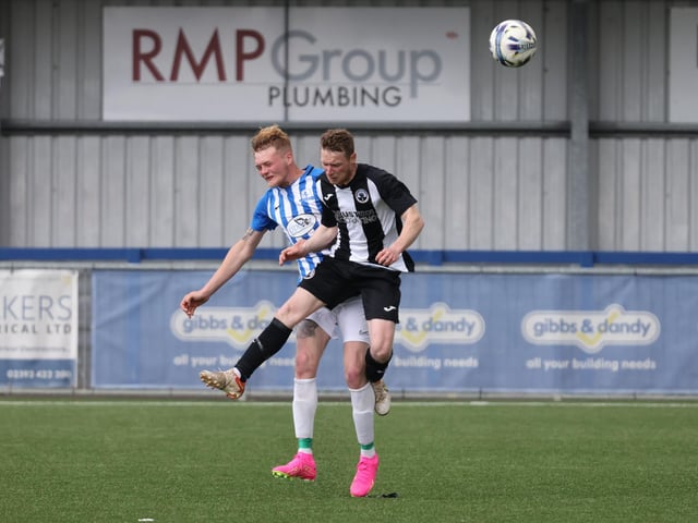 Emsworth (black/white) v Coach & Horses Albion. Picture by Kevin Shipp