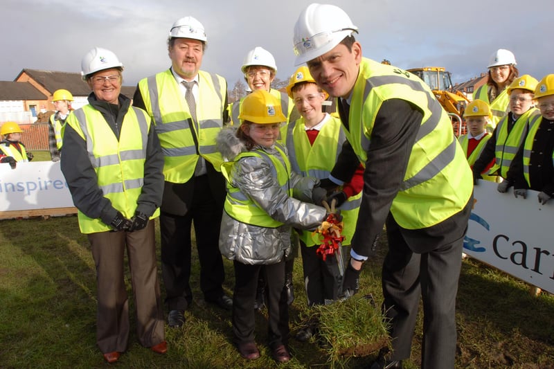 The start of the work on the new school in 2010. Are you pictured?