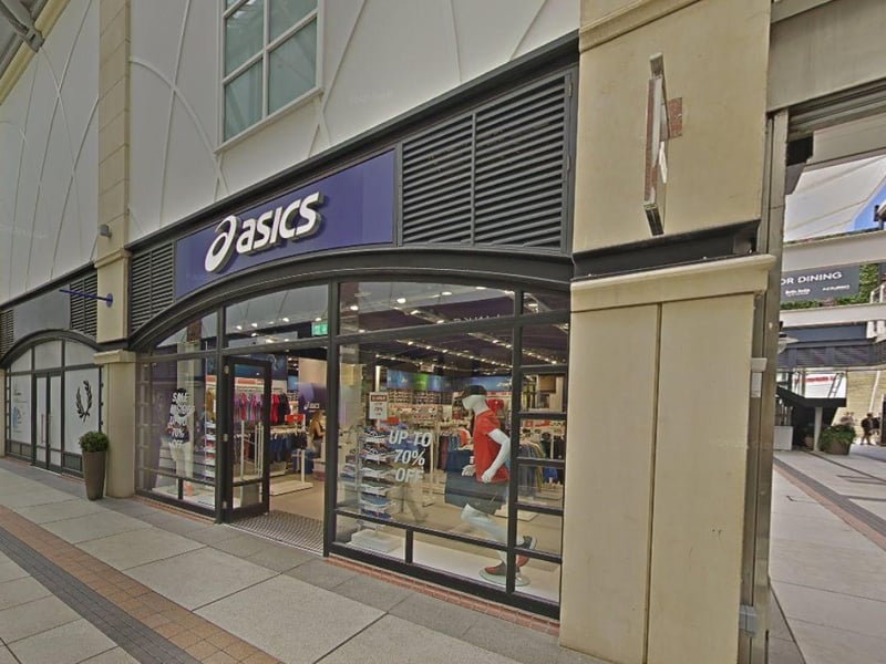 The Gunwharf website states: "ASICS has been developing sports shoes and apparel for more than 50 years. During this time, innovation has been the key to their introduction of design philosophies that have revolutionised the world of sports."