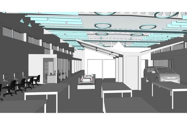 Model for the new Energy Hub. Picture: Fareham College