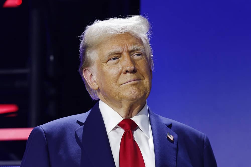 US President Donald Trump caused shockwaves on Monday night by suspending military aid shipments to Ukraine. (Photo by Anna Moneymaker/Getty Images)