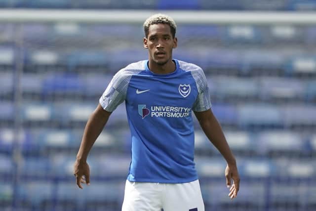 Pompey defender Haji Mnoga