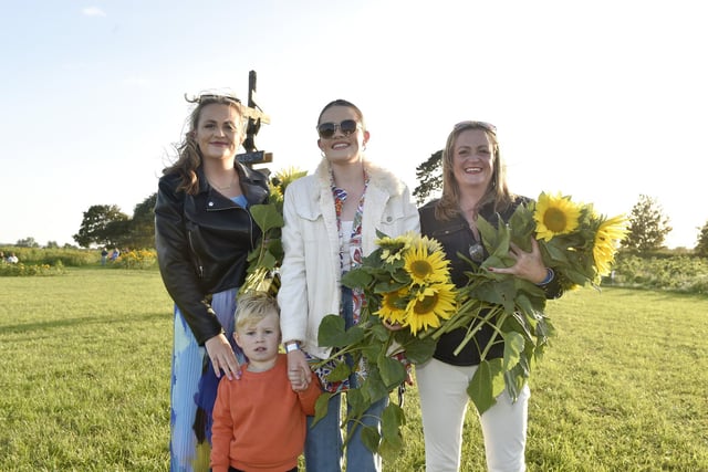 Pictured is: (l-r) Poppy Davison, Ellie Lawrence, her son Acer Lawrence (3) and Selina Davison from Hayling Island.
Picture: Sarah Standing (300723-7261)