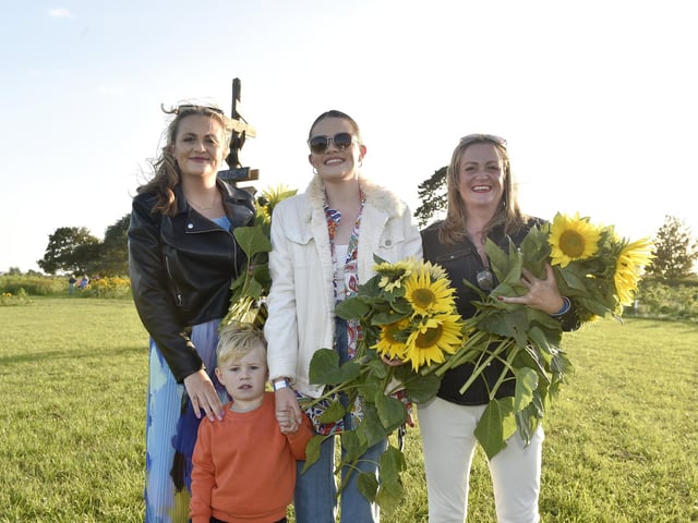 Pictured is: (l-r) Poppy Davison, Ellie Lawrence, her son Acer Lawrence (3) and Selina Davison from Hayling Island.
Picture: Sarah Standing (300723-7261)