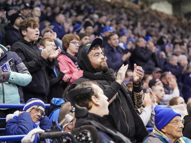 A crowd of 20,295 witnessed Pompey's 3-1 win against PNE at Fratton Park.