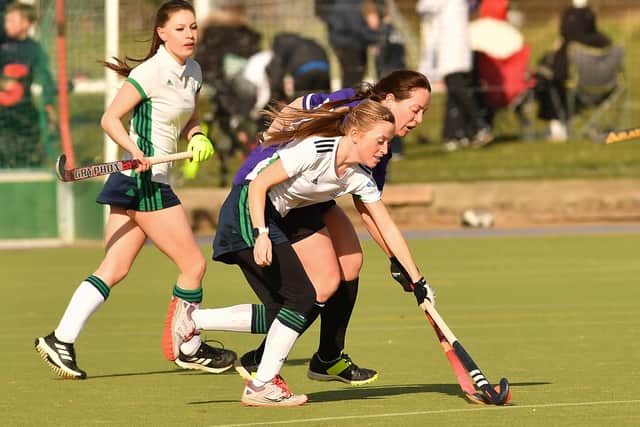 Portsmouth 3rds (purple) v Chichester.

Picture: Keith Woodland
