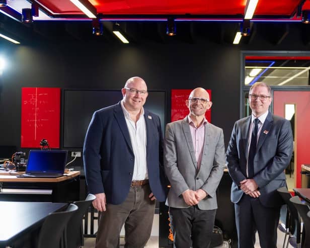 Matt Johnson, Jason Bradbury and Andrew Kaye