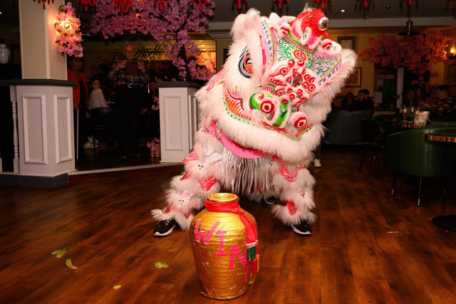 Compass Rose has celebrated the Chinese New Year with a dragon dance and festivities. 

Picture: Keith Woodland (100221-53)