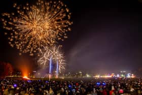 Pictured:  Thousands of people turn up to watch the fireworks in Cosham last year
Picture: Habibur Rahman