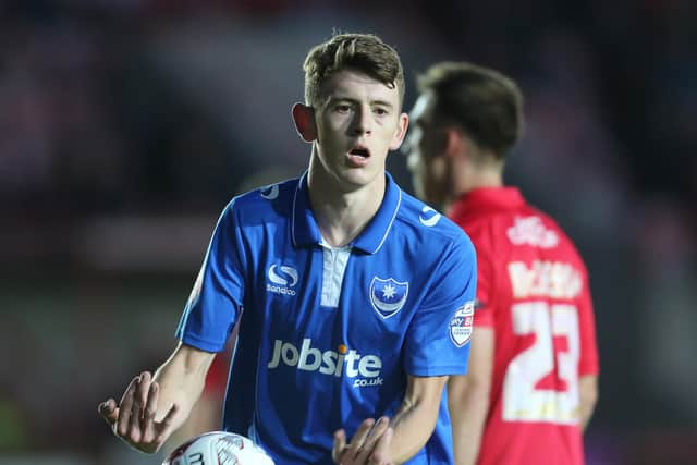 Ben Tollitt made 18 appearances and scored once for Pompey after joining in July 2015 under Paul Cook. Picture: Joe Pepler