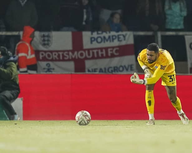 Jordan Archer made three appearances for Pompey last season. Picture: Jason Brown/ProSportsImages
