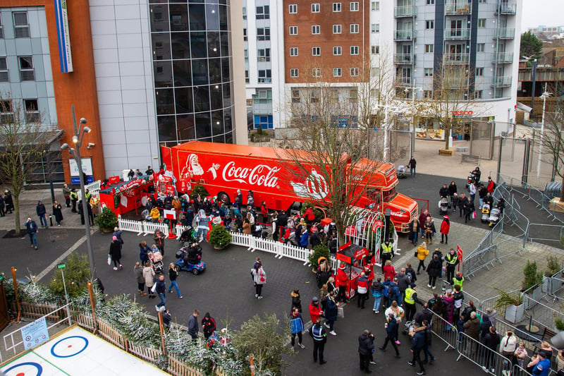 Pictured - Coca Cola Truck from Kelso Events Ferris Wheel.