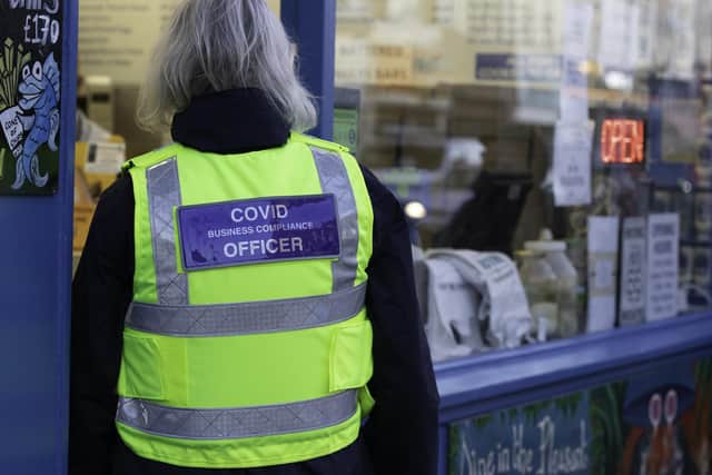 Covid Business Compliance Officers have been working in Portsmouth since October.
Courtesy of Portsmouth City Council