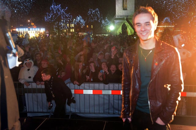 Jack P Shepherd, who played Coronation Street's David Platt, switched on Hartlepool's Christmas lights in 2014. Does this bring back memories?